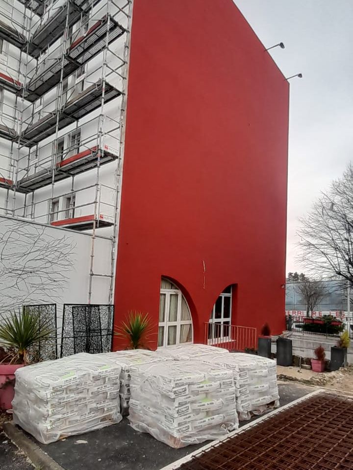 Façade en cours
